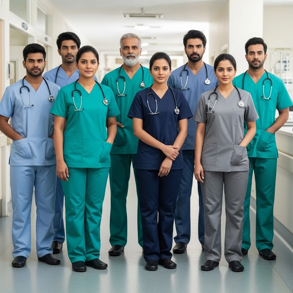 Scrub suits & linens